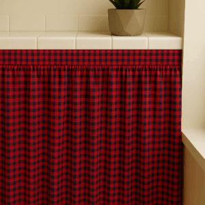 Carreaux rouge noir